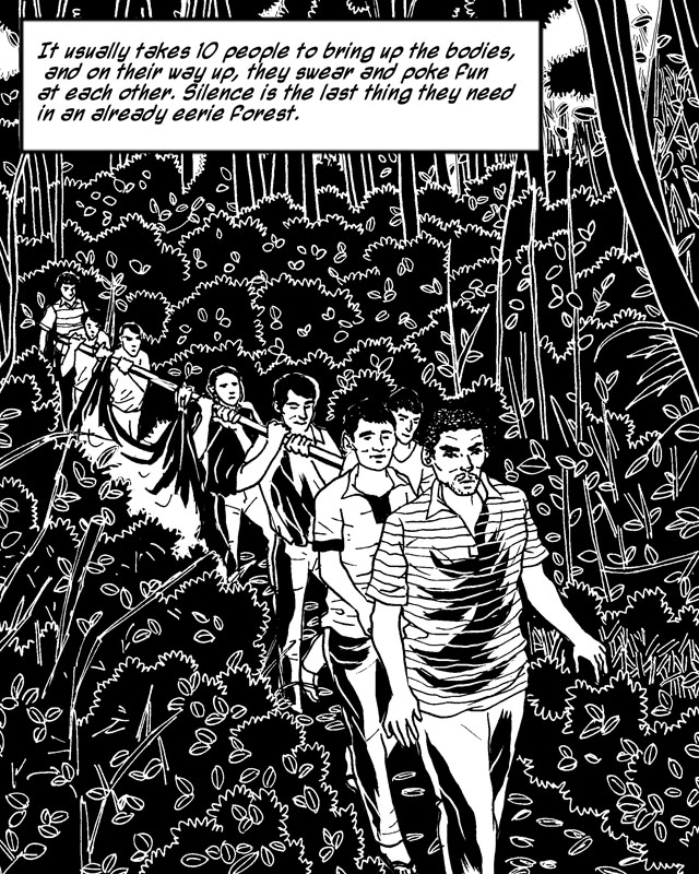 Artwork from 'Bringing Up the Bodies' comic.