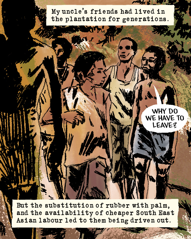 Artwork from 'Gangs of Malaya' comic.